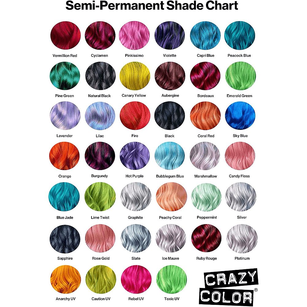 Crazy Color 100ml - Allure Hair Supplies 