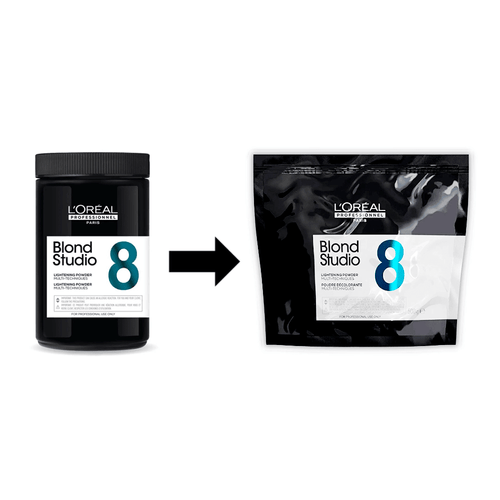 Blond Studio 8 Multi-Techniques Powder 500g - Allure Hair Supplies 