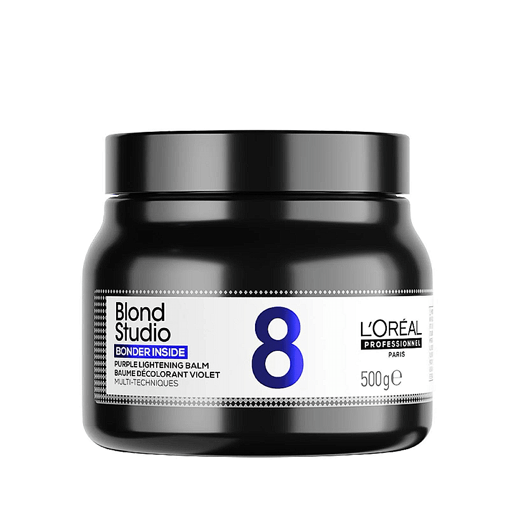 Lâ€™OrÃ©al Blond Studio 8 Bonder Inside Purple Lightening Powder â€“ 500g - Allure Hair Supplies 