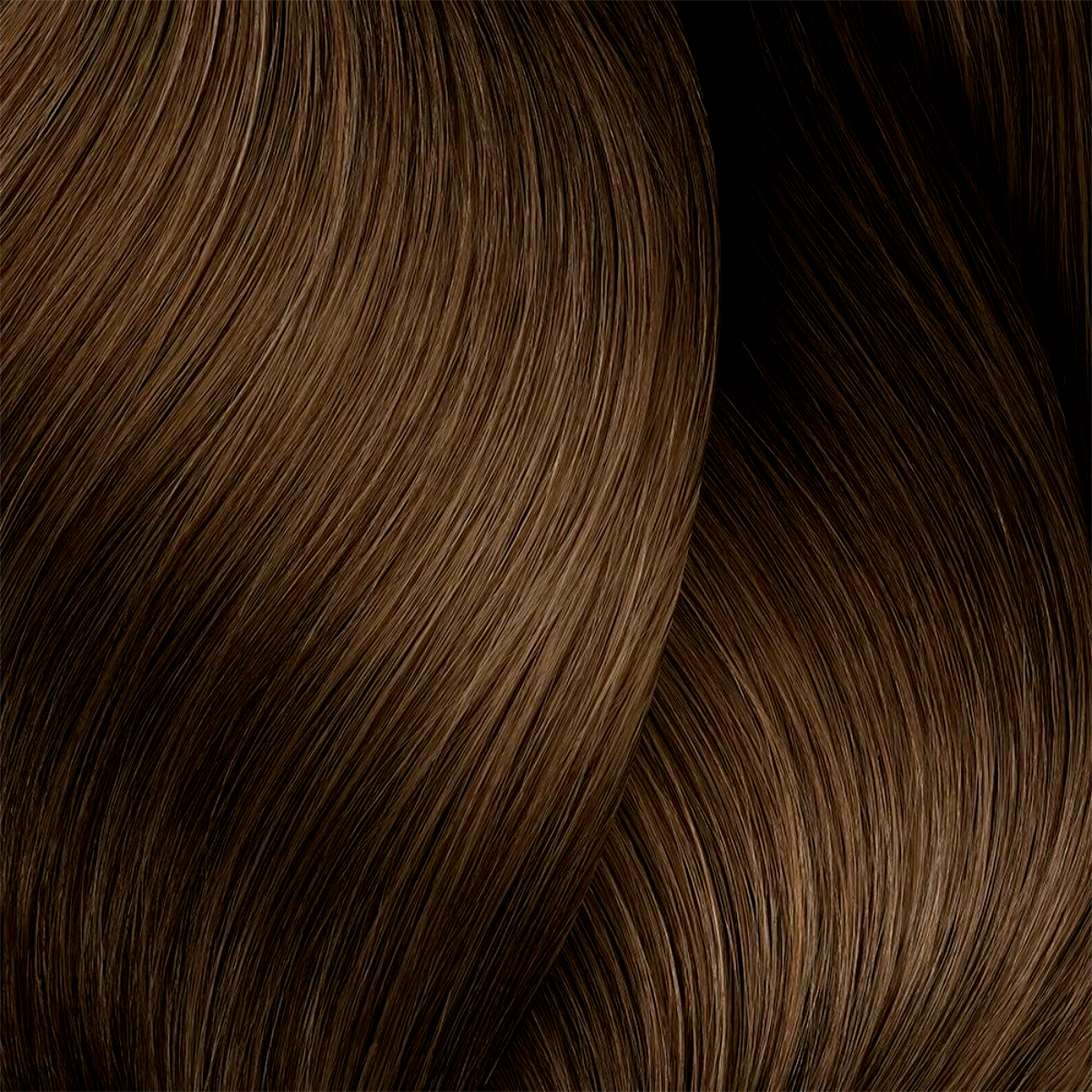 Close-up of brown hair strands