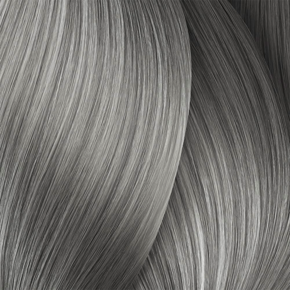 Close-up of gray hair strands
