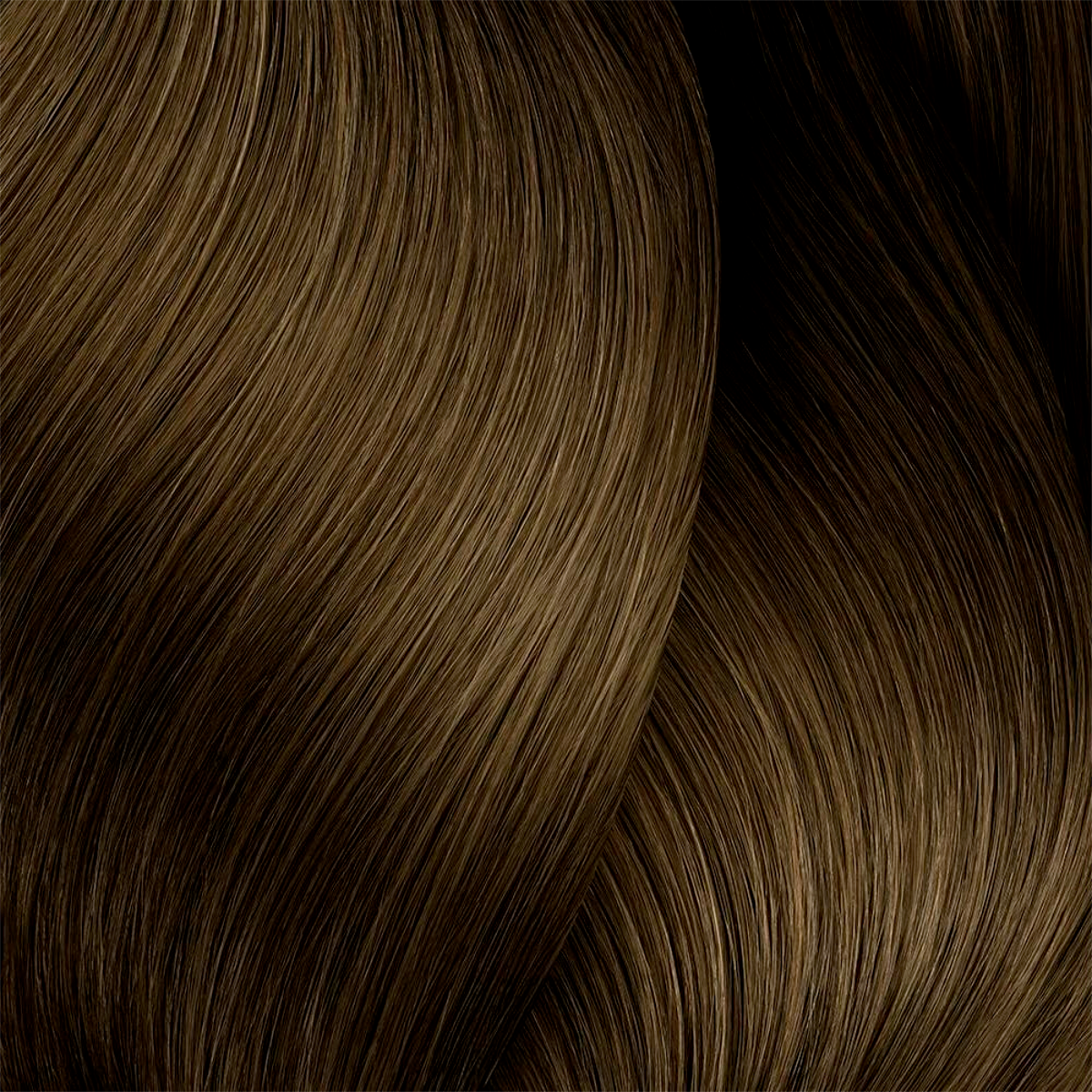 Close-up of brown hair strands