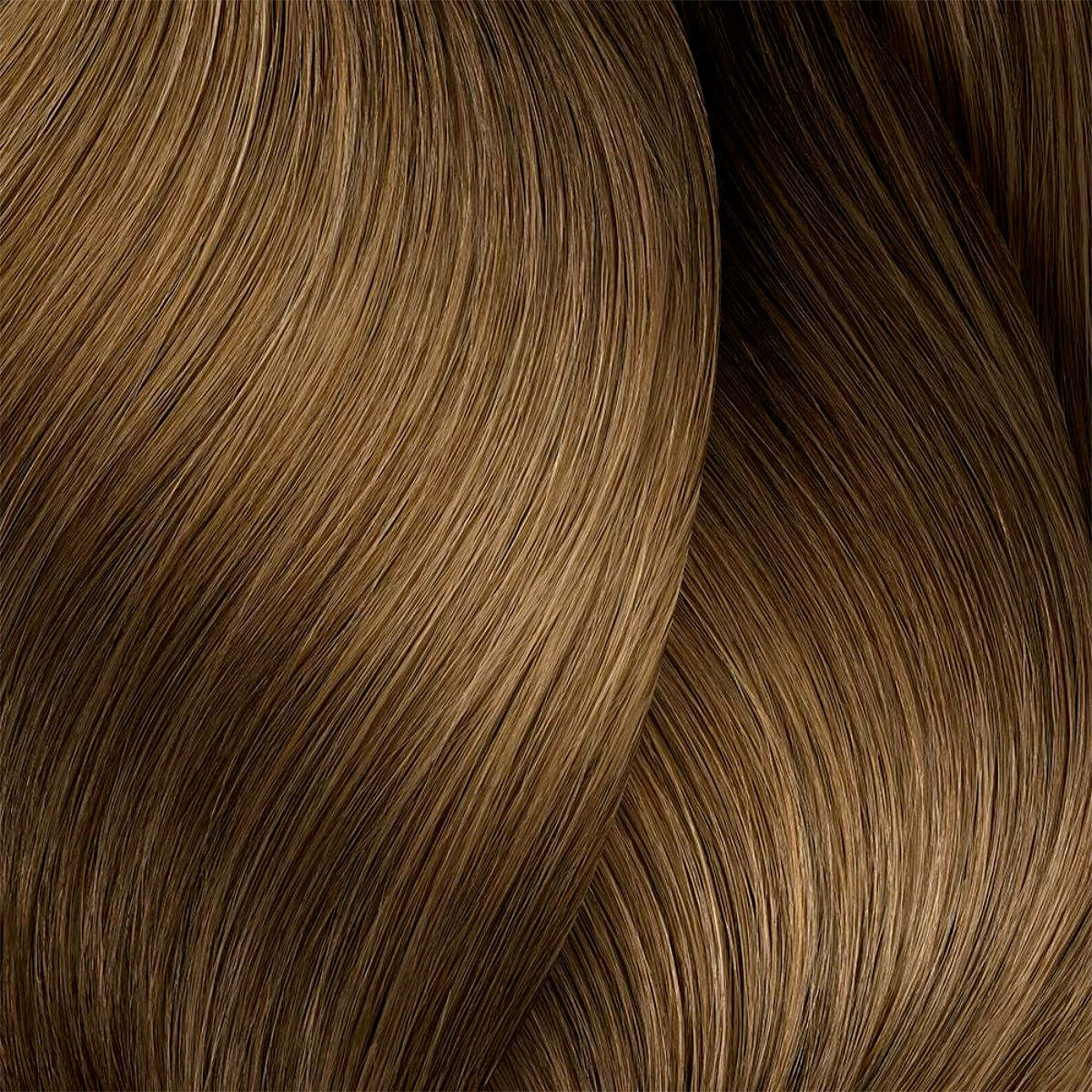 Close-up of brown hair strands