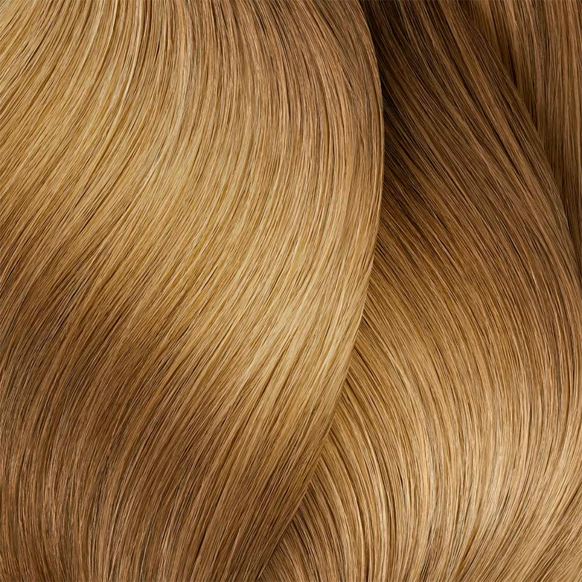 Close-up of blonde hair strands
