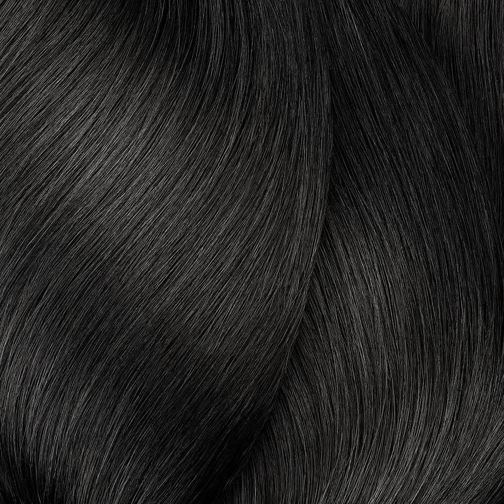 Close-up of black hair strands