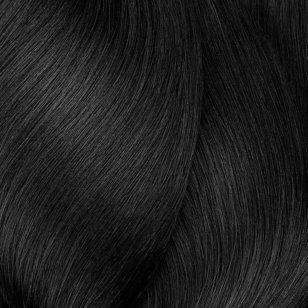 Close-up of black hair texture