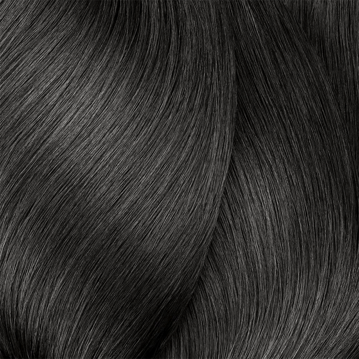 Close-up of dark hair strands