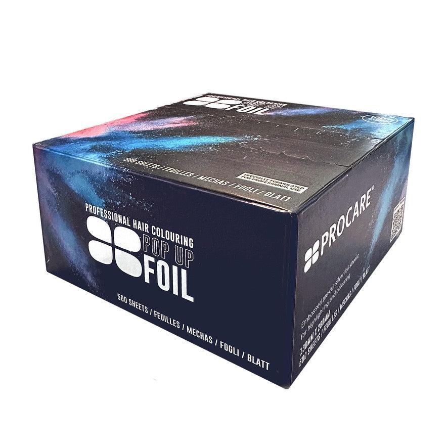 Procare Embossed Silver Pop Up Foil (130MM X 280MM) â€“Â 500 Sheets - Allure Hair Supplies 