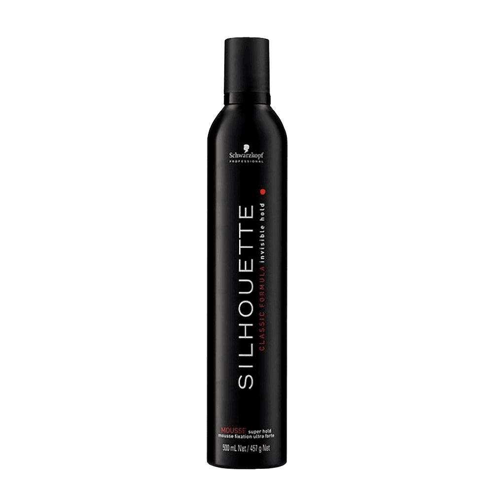 Silhouette Super Hold Mousse 500ml - Allure Hair Supplies 